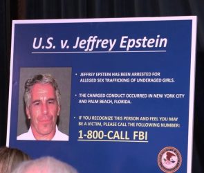 Southern District of New York press conference with charges against Jeffrey Epstein of sex trafficking between the years of 2002 and 2005 with underage minors. During seizure they found thousands of photos of nudes, FBI announces 800 number to victims. Geoffrey S. Berman, the United States Attorney for the Southern District of New York, William F. Sweeney Jr., the Assistant Director in Charge of the New York Field Office of the Federal Bureau of Investigation.