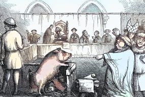 In medieval France, murderous pigs faced trial and execution