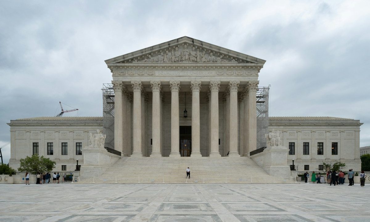 A photo of the U.S. Supreme Court.