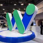 Waymo "W" display at CES 2026