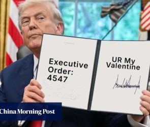 Trump’s Valentine’s Day cards feature Maduro, Greenland and boasting