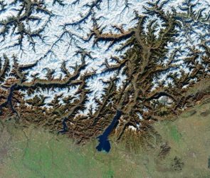 2026 Winter Olympics From Space