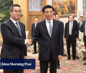 Wang Huning urges cross-strait peace and exchanges in talks with Taiwan’s KMT