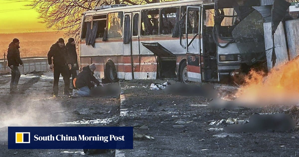 Russian drone strike on bus kills at least 15 miners as Kyiv announces new talks