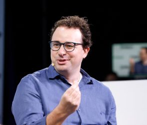 Anthropic Co-Founder & CEO Dario Amodei speaks onstage during TechCrunch Disrupt 2023 at Moscone Center.