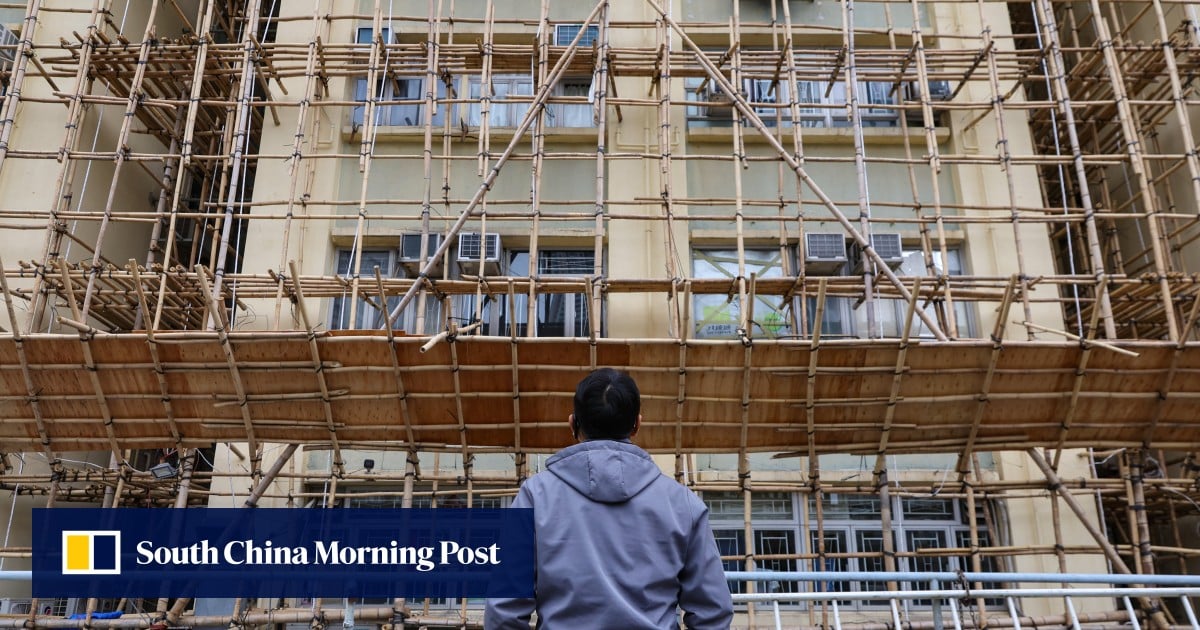 Hong Kong workers hit by halt in facade repairs after deadly Tai Po fire overhaul
