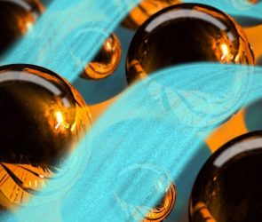 An Artist’s Depiction of a Superfluid Wave Propagating Through a Layered Superconductor