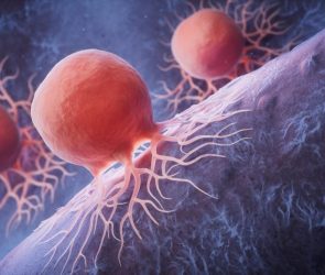 Biological Cancer Cells Rendering