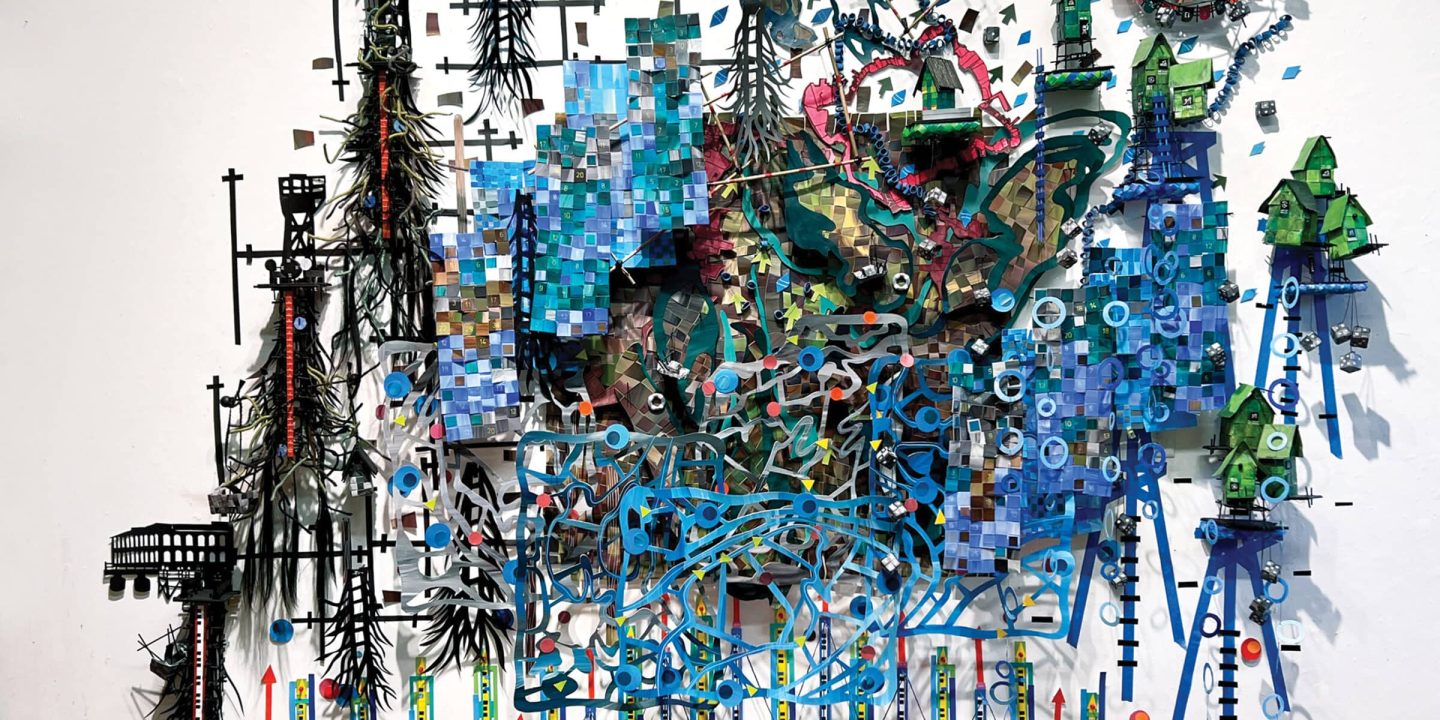 Nathalie Miebach: Sculpting “The Floods”