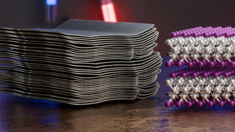 Crystal Structure of an MXene With Precisely Controlled Surface Terminations