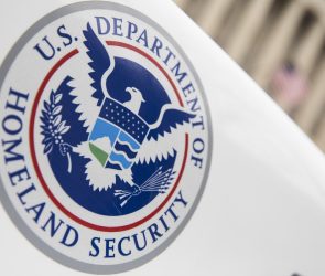 The Department of Homeland Security logo.