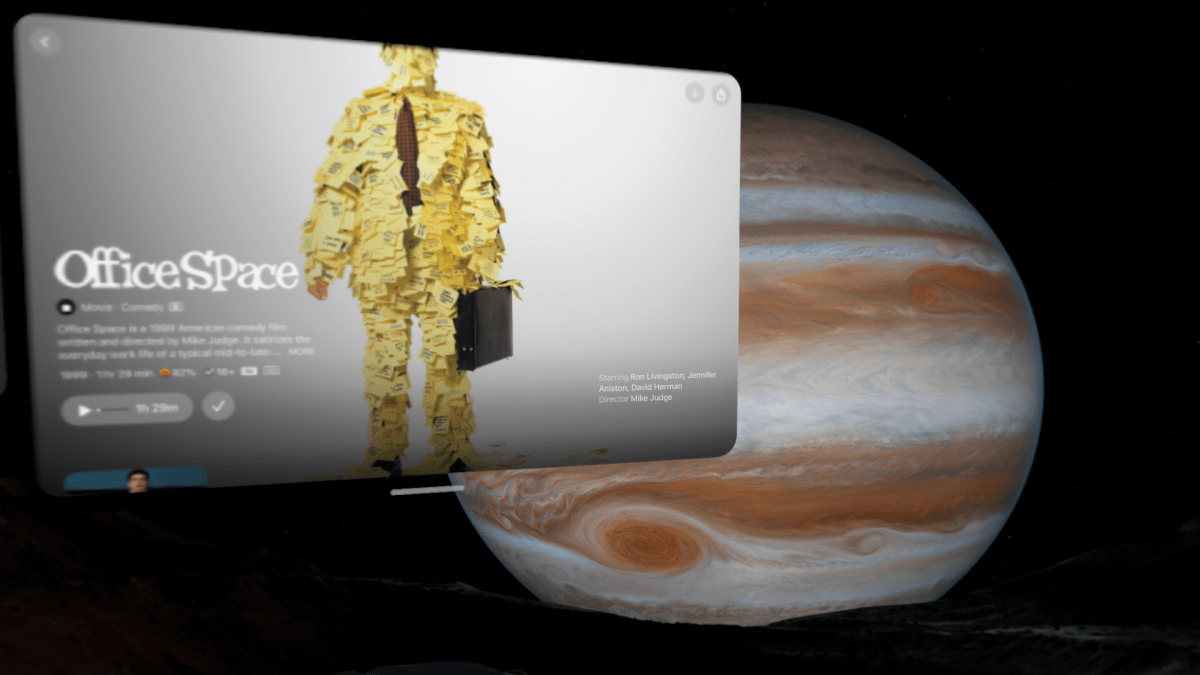 How the Apple Vision Pro team allowed me to work remotely from a realistic version of Jupiter's moon, Amalthea
