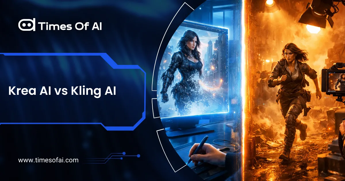 Featured image of Krea AI vs Kling AI tools