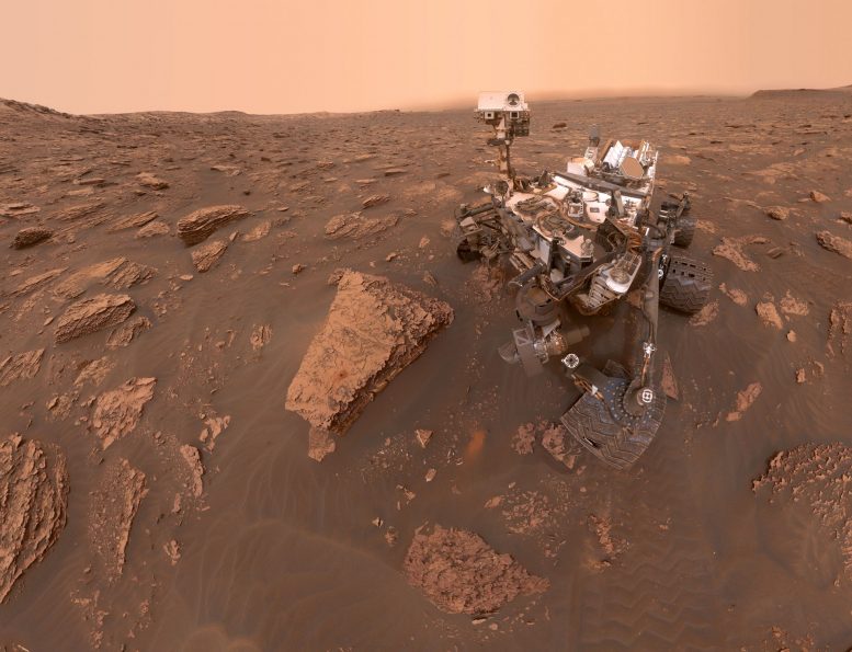 Martian Dust Storm Grows Global Curiosity Captures Photos