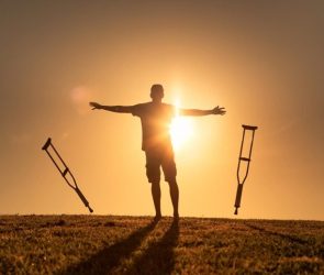 Paralyzed Disabled Man Healed Dropping Crutches