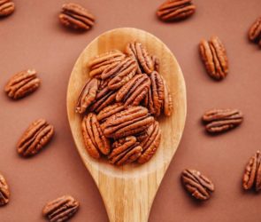 Pecan Nuts Wooden Spoon