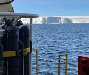 Sampling Rosette Off Ice Shelf
