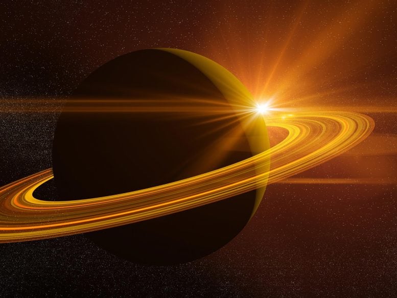 Saturn Rings Art Illustration