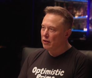 Elon Musk speaks on a podcast