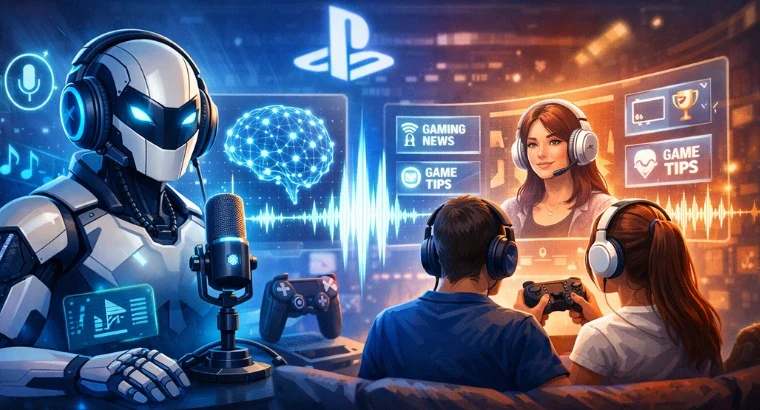 Sony AI podcast concept image
