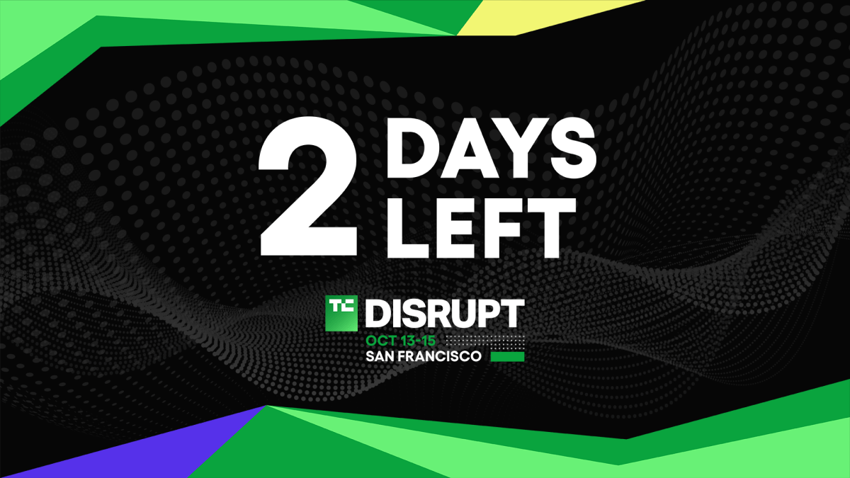 TechCrunch Disrupt 2026 2 days left