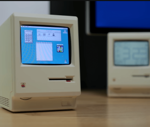 Hobbyist builds retro Apple Macintosh inside toy clock