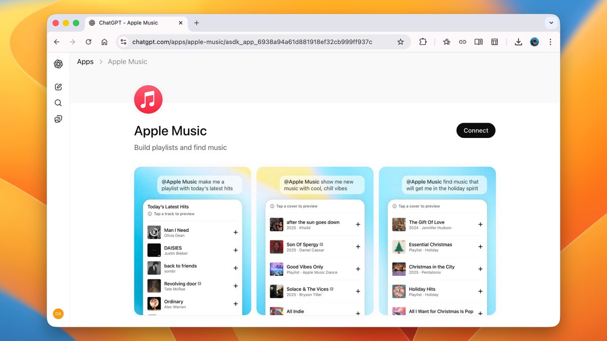 How to connect Apple Music to ChatGPT