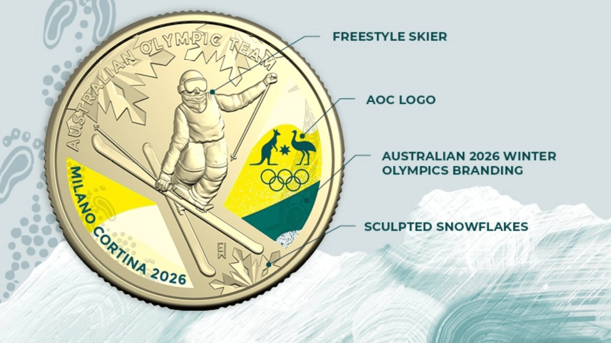 Australia mints colorful $1 coins to honor Olympians and Paralympians