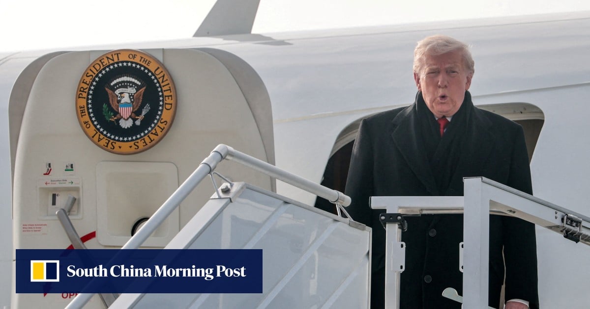 ‘Baby blue’ out, gold in: how Air Force One will look after Trump’s order