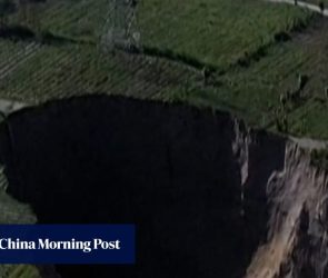 Video | Indonesian village at risk of being swallowed by 100-metre-deep sinkhole
