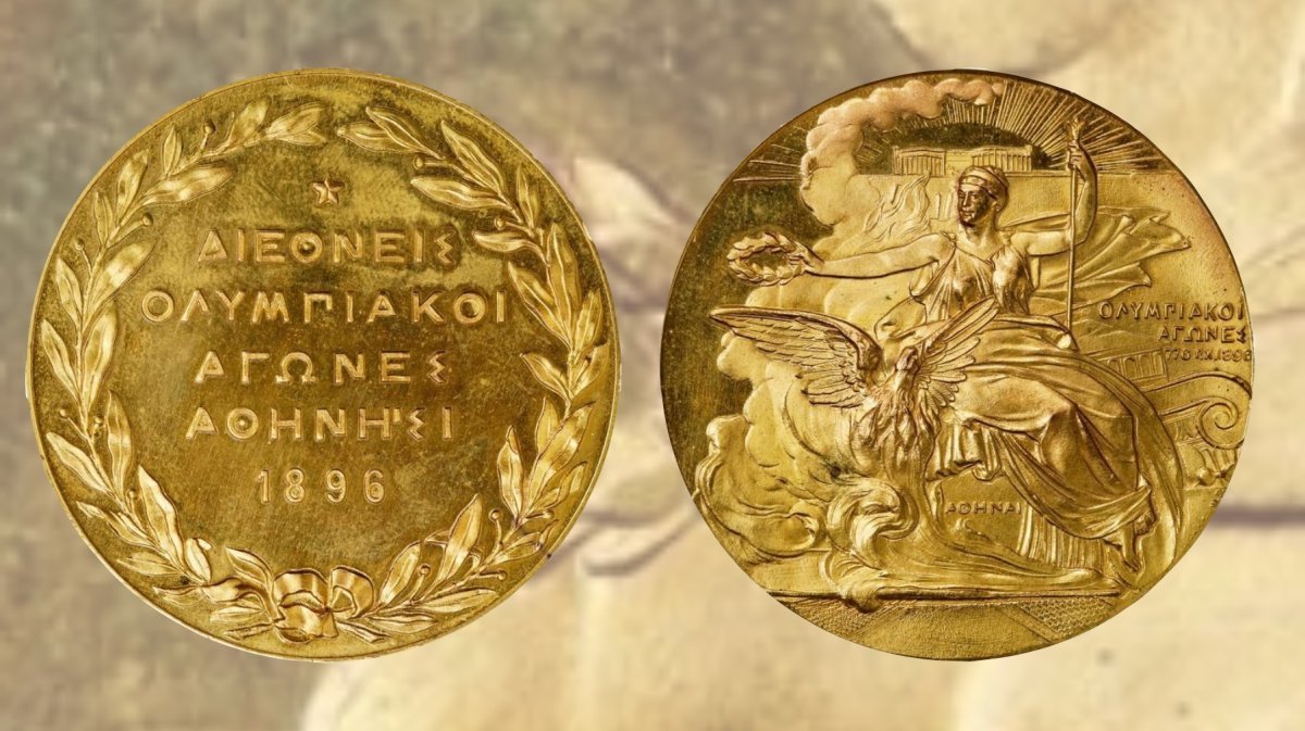 Olympic medal from first modern Games up for auction
