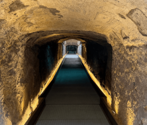 Inside the Colosseum’s Passage of Commodus, where emperors once walked