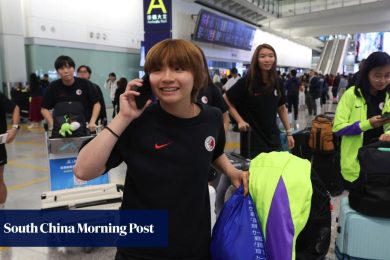 Hong Kong women’s football team happy to be home after anxious wait in Dubai