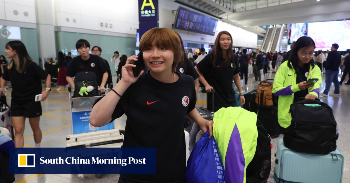 Hong Kong women’s football team happy to be home after anxious wait in Dubai