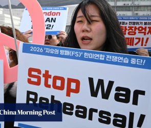 US begins large military exercise with South Korea while attacking Iran