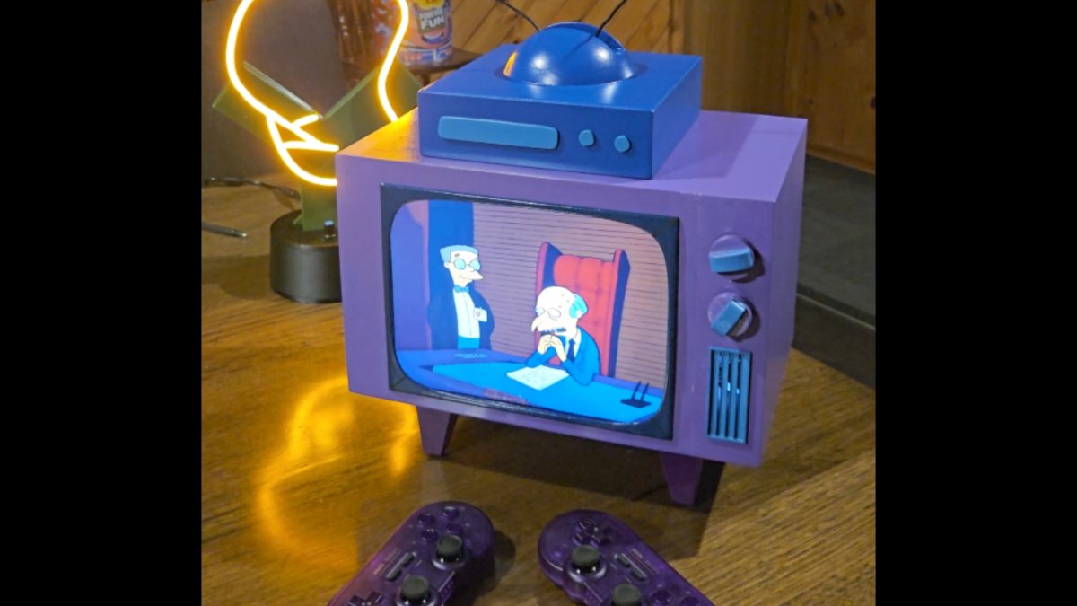 3D-printed TV from 'The Simpsons' plays actual episodes