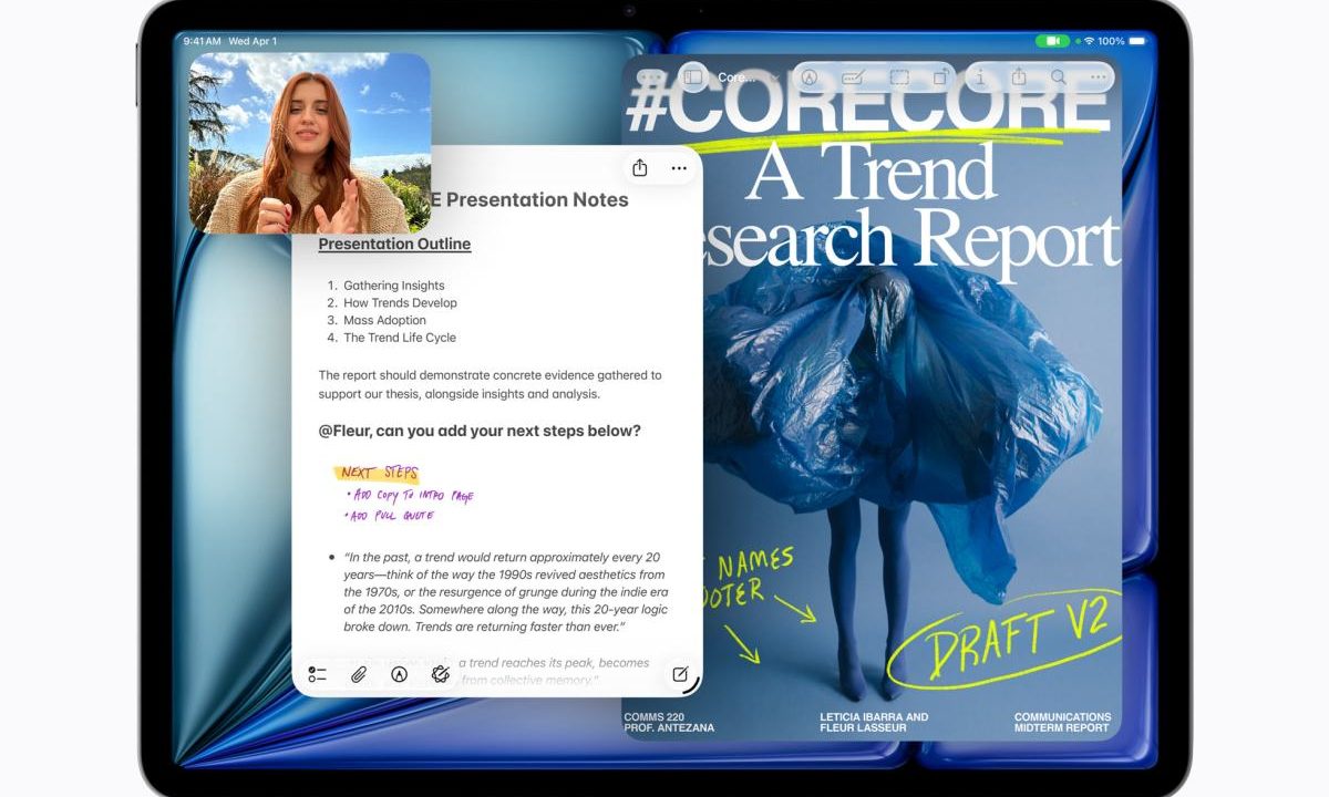 Apple-iPad-Air-M4 multitasking