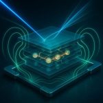 Artistic Impression of a 2D Crystal Inside a Chip