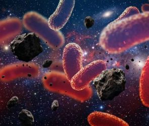 Bacteria Asteroids Space