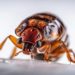 Bed Bug (Cimex hemipterus) Close Up