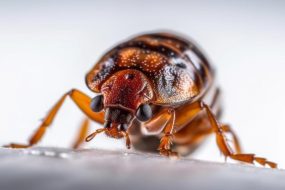 Bed Bug (Cimex hemipterus) Close Up