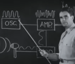 Watch a classified FM radio training video from WW2