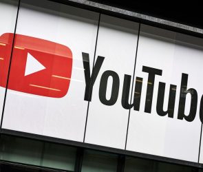 YouTube logo sign