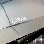 The Anduril Fury, a multi-mission group 5 autonomous air vehicle (AAV), at Anduril's headquarters in Costa Mesa, California.