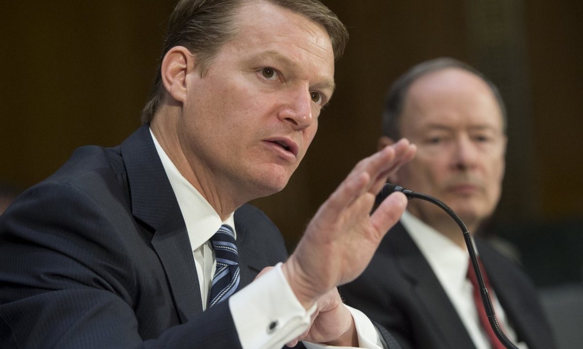 FireEye's chief executive testifying in Congress next to the former NSA director.