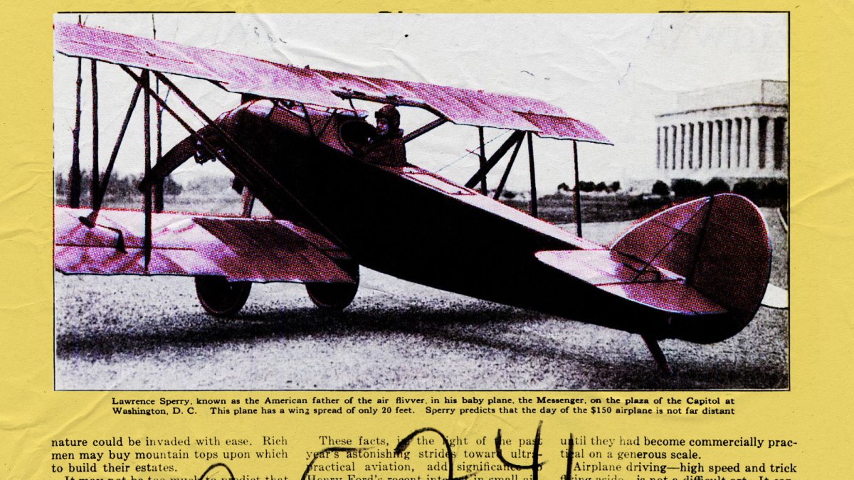 During WWI, a daredevil pilot helped invent the first 'drones'