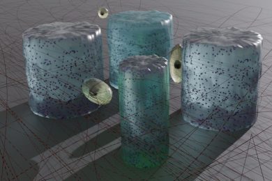 Light Responsive Hydrogel Microstructures Embedded Within a Collagen Network