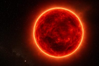 Red Giant Star Art Concept