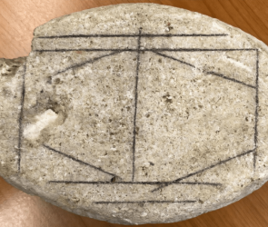 Mystery stone is actually ancient Roman board game