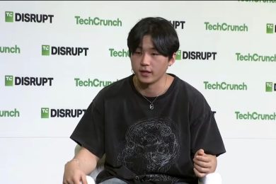 Cluely CEO Roy Lee at TechCrunch Disrupt